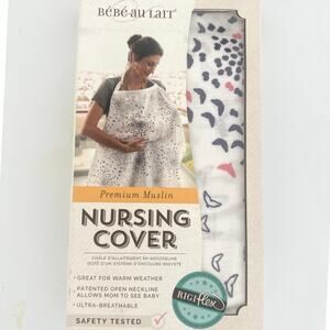 Bebe au Lait Premium Cotton Nursing Cover, Lightweight, Breathable Cotton OS